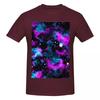 100 Cotton Purple And Blue Galaxy Tshirt Unisexs Fashion Oversized T Shirt Unisex Crew Neck Summer Shirts Tops S6xl