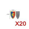 MOC Medieval Building Blocks Character Accessories Shields Armor Vests Warhorses Flags Set Mounts Toy Gifts Compatible Bricks