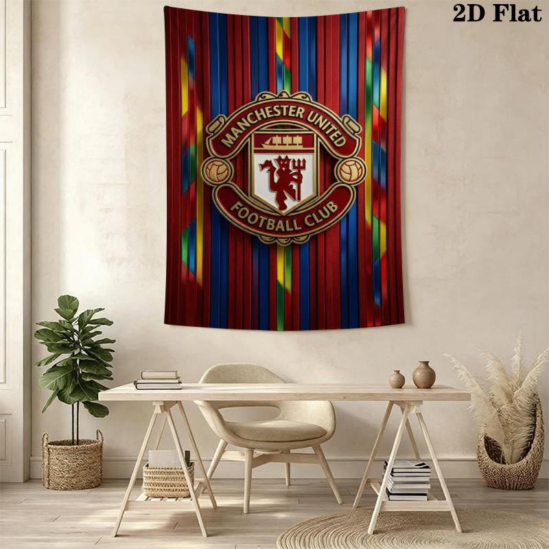 Manchester Crest Emblem Bedding 1 Duvet Cover 2 Pillowcase Without Core Soft And Comfortable Christmas Birthday Gift Bedding Set