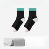 Women's Autumn and Winter Warm Simple Leisure Match Color Sweat Absorption Breathable Antibacterial Tube Cotton Socks