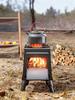 Portable Outdoor Folding Firewood Stove for Camping, Barbecue, and Picnics