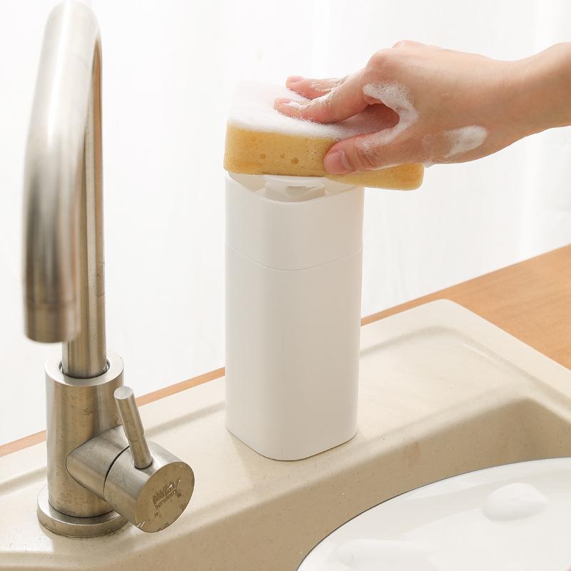 Frasco Dispensador de 500ML com Tampa de Pressão para Loção, Shampoo, Gel de Banho, Detergente para Louça, Sabonete para Mãos, Removedor de Maquilhagem