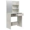 Vidaxl Dressing Table Set, Concrete Grey, 74.5X40X141 Cm