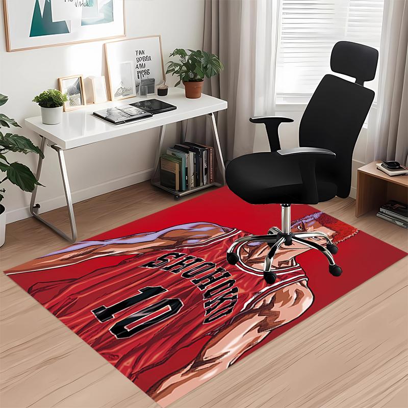 Slam Dunk Printed Carpet, for Office Chair Living Room Bedroom Kitchen Room Decor Gifts.