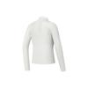 FILA Solid Color Stand Collar Fitness Slim Fit Long Sleeve T-Shirt Women Tops White A11W411214F-WT