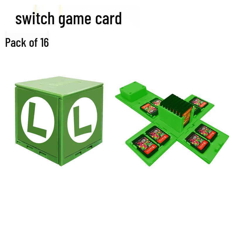 Switch OLED Console Game Card Storage Case - Large Capacity Folding Cartridge Holder