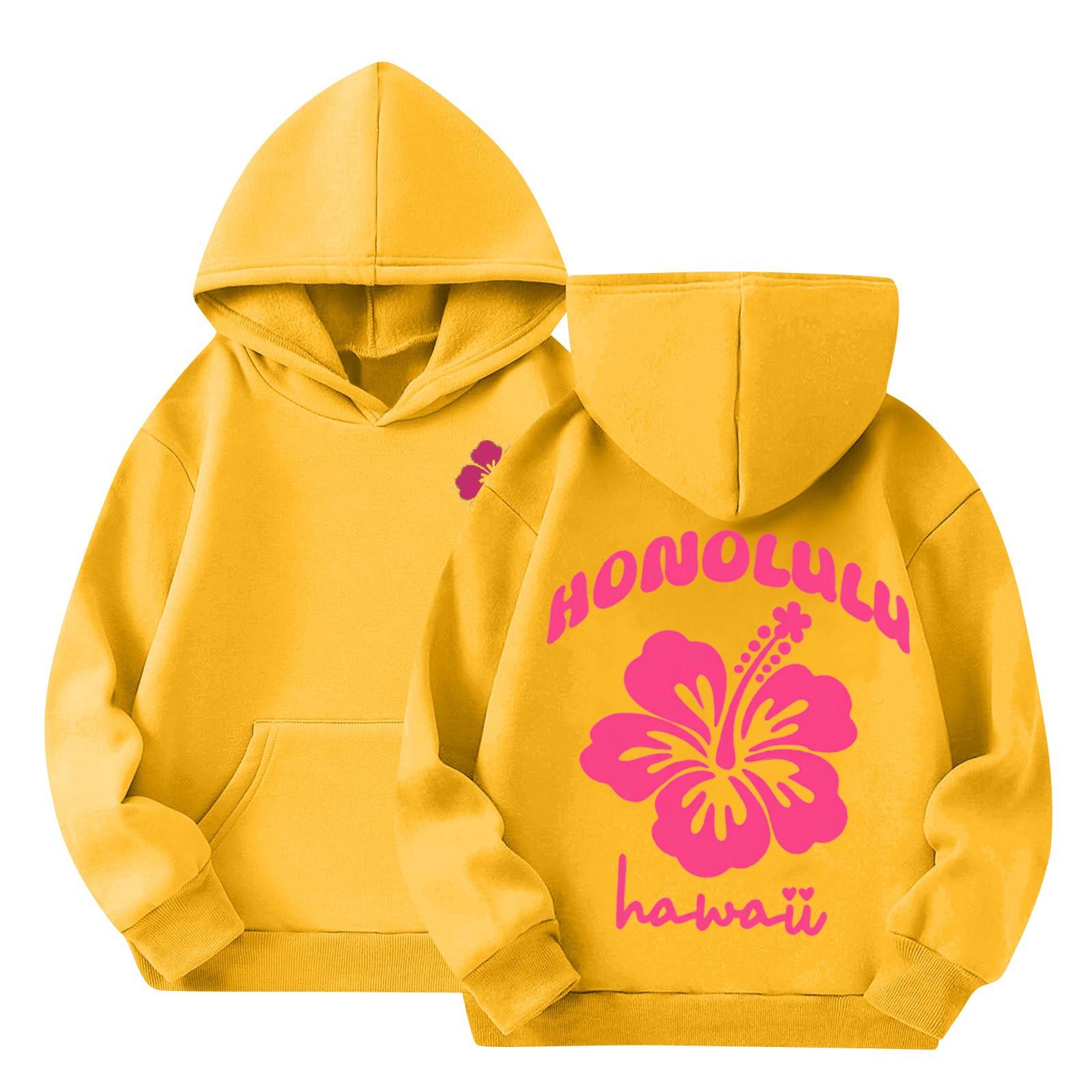 

Женская толстовка с капюшоном и градиентным принтом, с длинными рукавами, свободная женская толстовка, толстовка 160 жёлтый