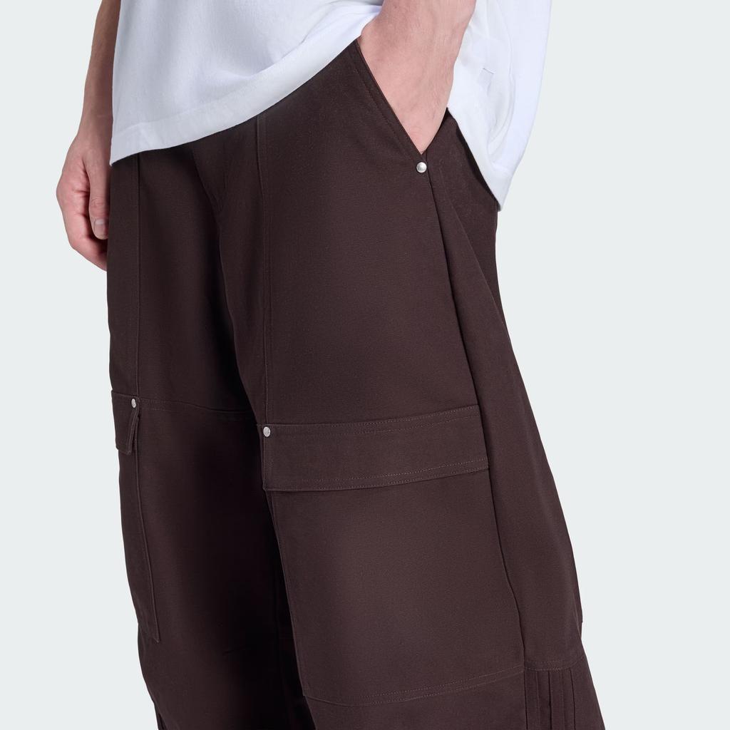 adidas Originals FW25 Canvas Cargo Work Pant Trousers Men Bottoms KG6442