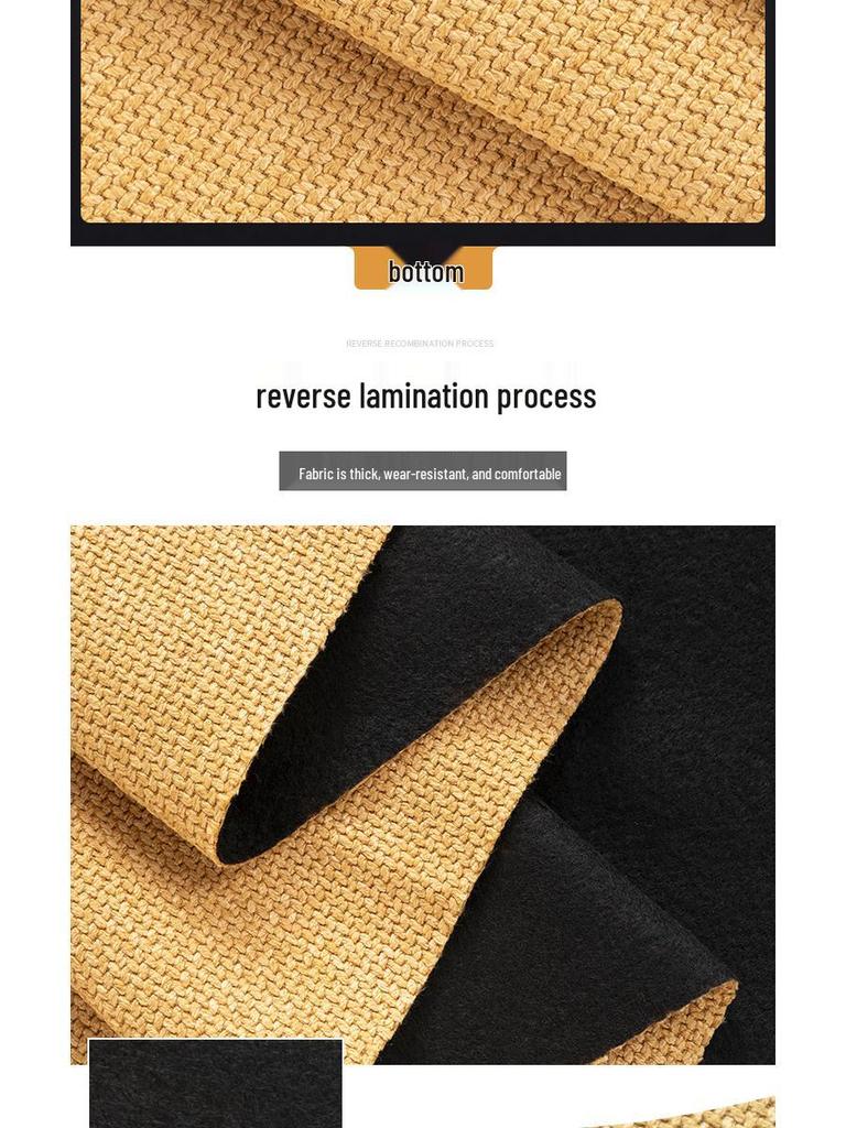 Silná lněná bavlněná hrubá tkanina na polštáře na pohovku, sedáky a měkké výplně v jednobarevném provedení