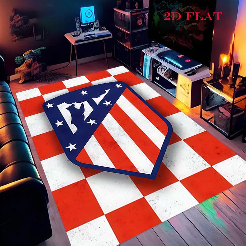 Atleti Carpet Rug for Living Room Bedroom Home Sofa Decoration,Kids Play Nonslip Floor Mat