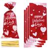 New Valentine's Day Candy Bag Love Pattern OPP Four-color Mix