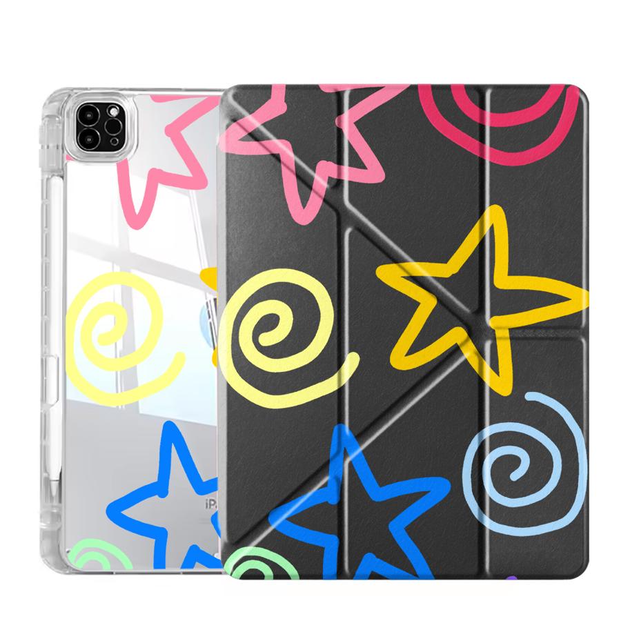 

Чехол-подставка с Y-образным сгибом для планшета iPad Pro 11-го 10-го 9-го 8-го 7-го 12,9 дюйма Mini 6 7 Pro 2025 Air 4 5 M3 M2 1 2 M4 11 дюймов iPad Mini 6 8.3