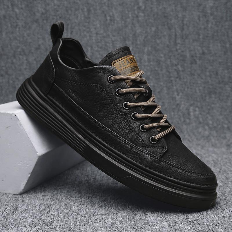 Pánské ležérní čtyřsezónní módní skateboardingové studentské pohodlné tenisky chlapecké trendy měkká podrážka prodyšné boty