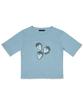 HIGH SCHOOL DISCO Strawberry Crop T-Shirt_Sky Blue