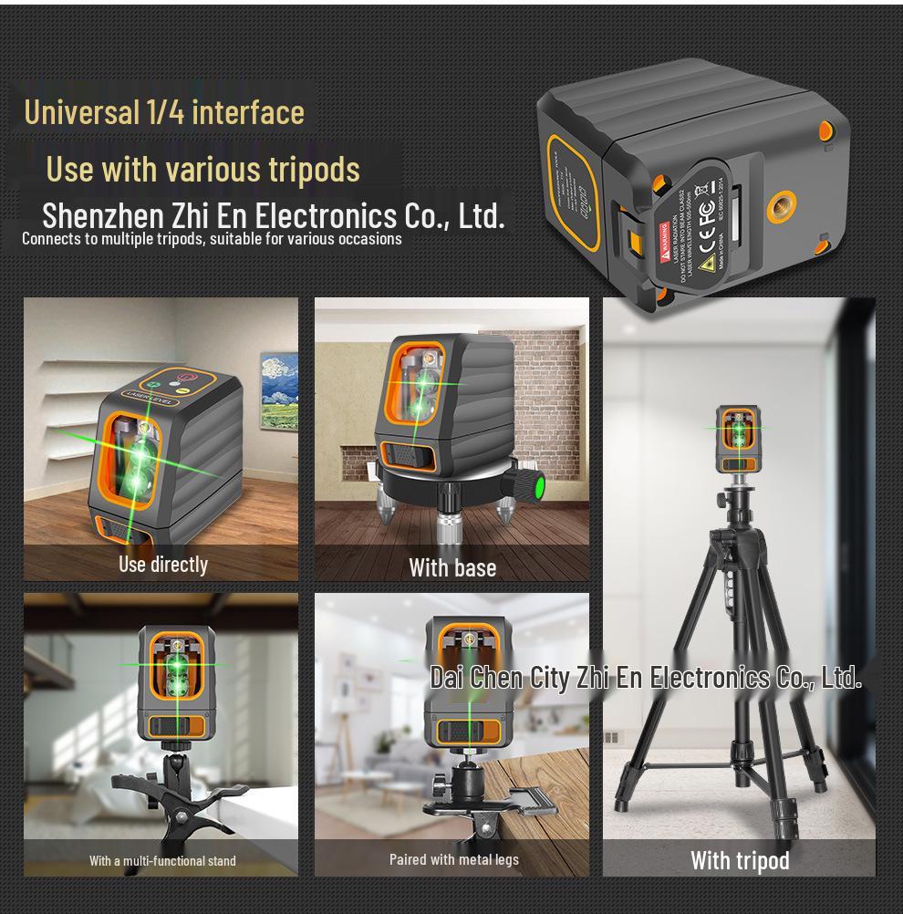 Indoor Green Light Laser Level Projector for Horizontal & Vertical Marking