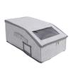 Hat Organizer for Baseball Caps Fabric Stackable Foldable Hat Storage Box Hold Up to 15 Caps with Zipper Clear Window