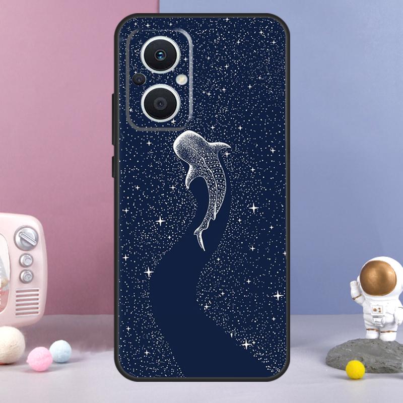 Whale Sharks Fish Funda For OPPO Reno 14 F 11F 12F 13F 10 11 12 13 Pro 7 8 Lite OPPO Find X8 X6 X5 X9 Pro Case