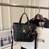 Fashionable New Style Street Trend Pu Material Dumpling Bag Shoulder Bag Black Color