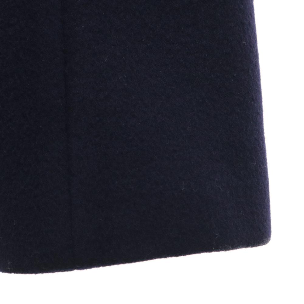 YVES SAINT LAURENT 90s Old Melton Chester coat M Navy Women Used