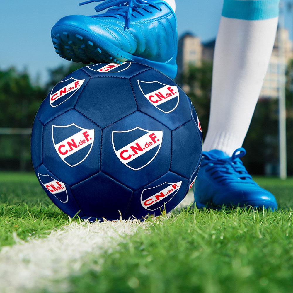1pc Club Nacional de Football Soccer Ball Size 5 Indoor Soccer Ball Fashion Colorful Backyard Game - Great For Sports Fans Gift HE24