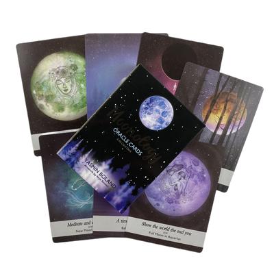 Black Moon Oracle Tarot Cards Board Game for Fate Divination Entertainment Party Games Entertainment
