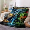 World of Warcraft Print Flannel Blanket High Quality Warm Comfortable Cover for All Seasons Perfect for Gifts Home Decor