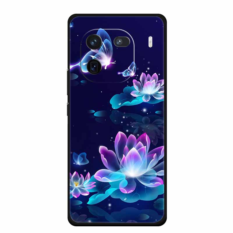 Phone Case For Vivo iQOO 12 Case iQOO12 Pro Funda Black Silicone Soft Back Cover Coque For Vivo iQOO 12 Pro Case 6.78" Capas Bag