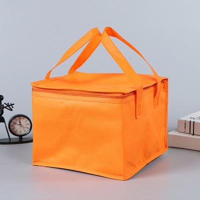 Nuova Borsa Termica Frigo Portatile Isolante con Cerniera Colore Solido Lattina Porta Bevande Sacchetti Refrigerati in Foglio di Alluminio Campeggio all'Aperto Picnic