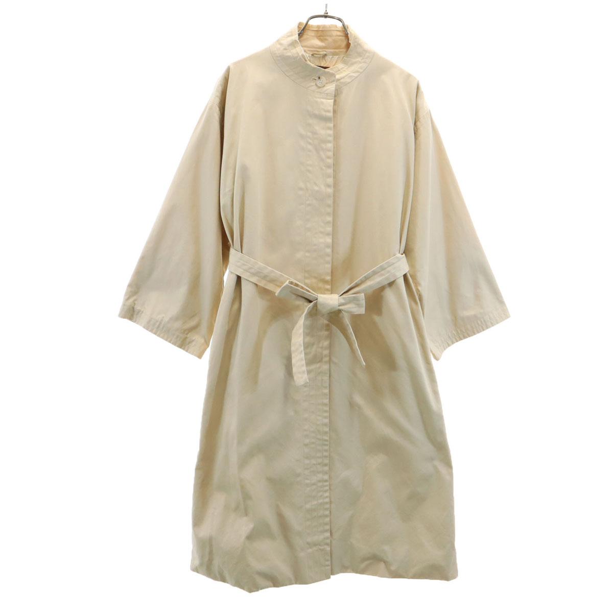 

YVES SAINT LAURENT 80-е винтажное Длинное пальто T9 бежевое Женское Б/У