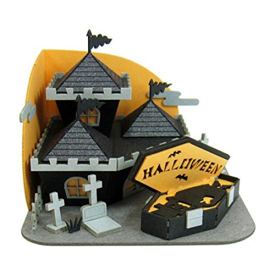 Sankei Miniature Halloween Castle Paper Craft MP05-16