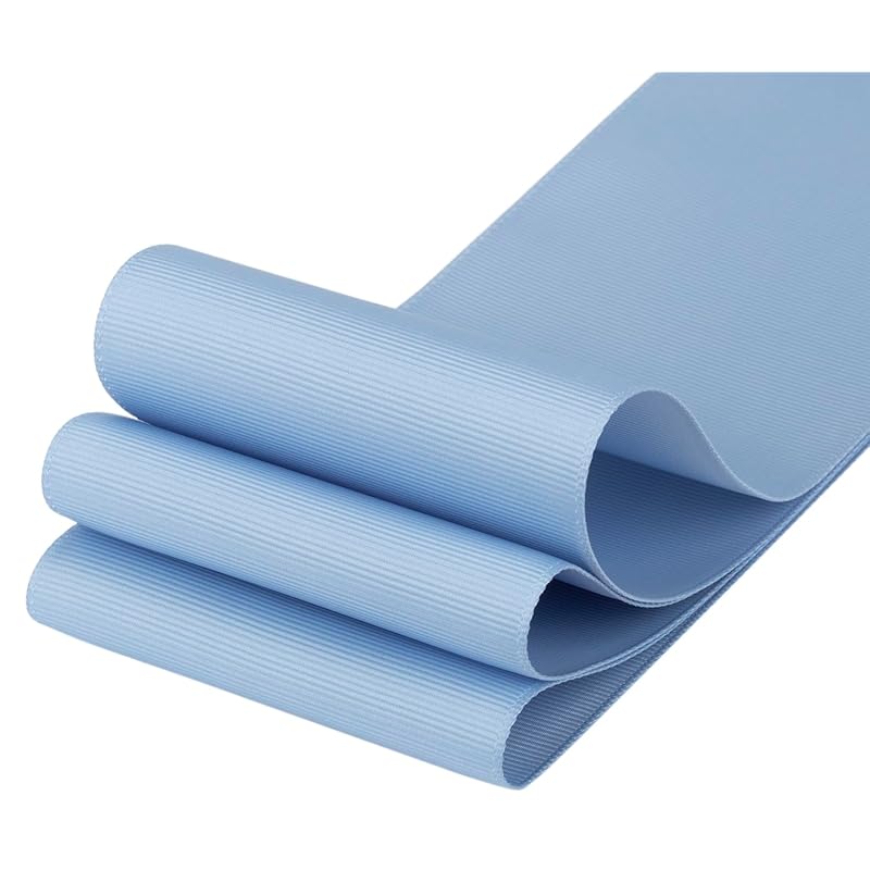 [Tekdeere]Width 75mm Solid French Blue Grosgrain Ribbon, Perfect for Gift Wrapping, Sewing, Hair Accessories, Wedding Decorations - 22 Meters/roll