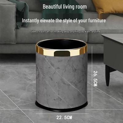 Stylish Lid Trash Can for Kitchen & Bathroom