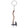 God of War Kratos Axe Game Keychain Metal Weapon Model Pendant Key Chain Car Motorcycle Jewelry Accessories Gift