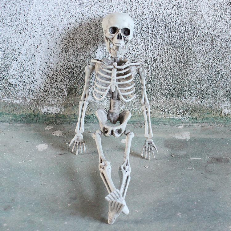 Halloween Hanging Skeleton Ghost: Scary Haunted House Prop