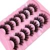 Xiaomi NEW 7pairs Makeup Eyelashes 3D Mink Lashes Fluffy Soft Wispy Natural Cross Eyelash Extension Reusable Lashes Eyelashes