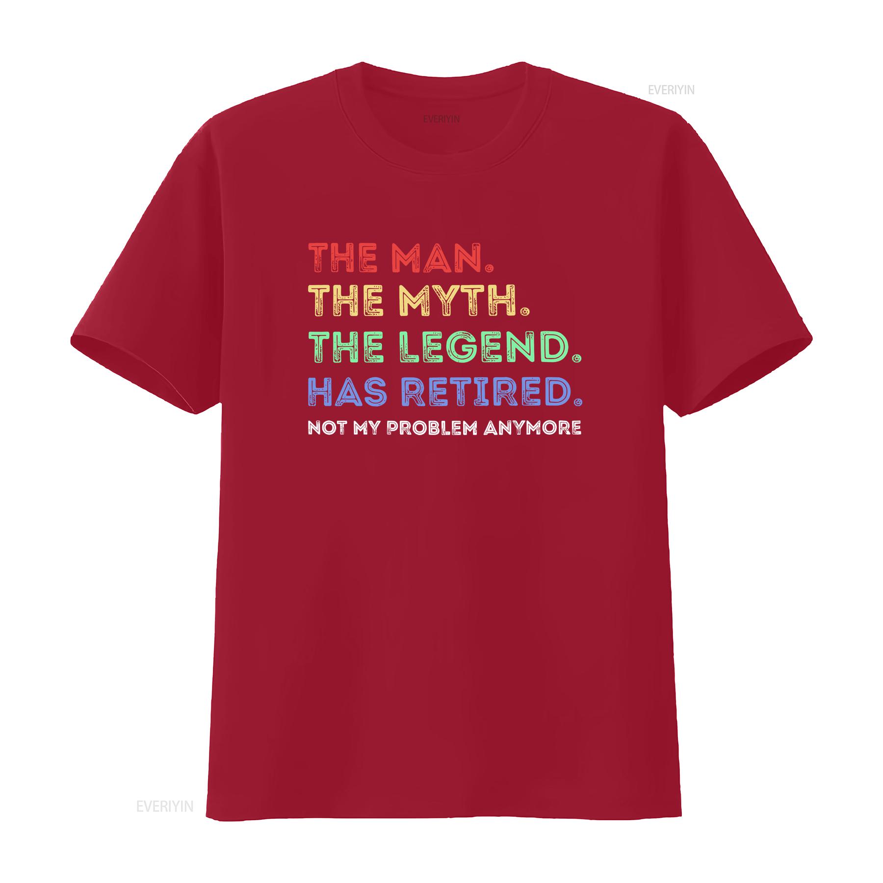 

Retirement T Shirt for men Funny s Him The Legend Retired Retiree Dad vintage Washed fashion Stylish Comfortable Breathable S