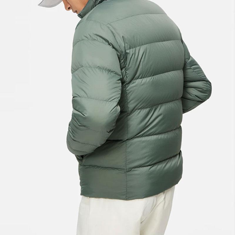 Li Ning Fitness Series Down Jacket Men's Gray Green AYMT101-6