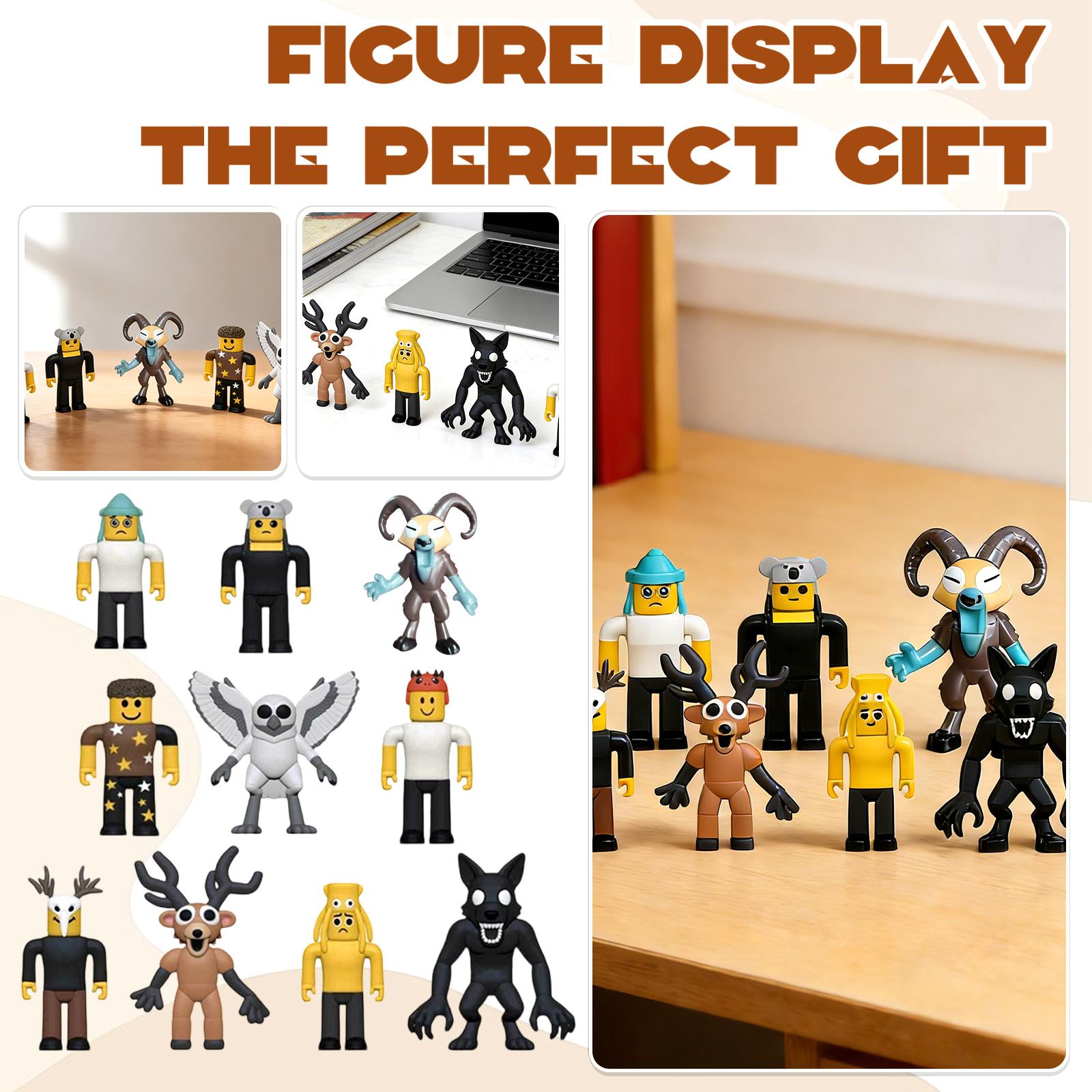 

Набір з 10 фігурок-моделей іграшок-периферії хоррор-ігор One Size