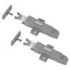 2 Set Cabinet Door Push Latch ABS Rebound Self Locking Device Collision Resistant Cushioning