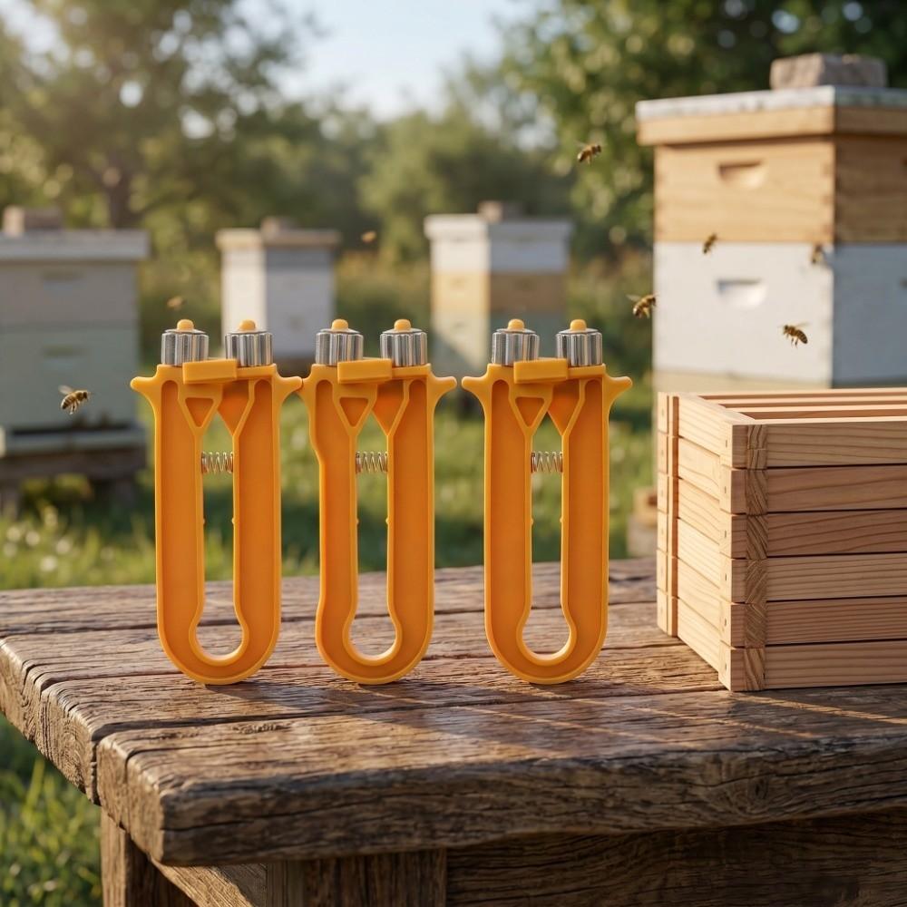 3Pcs Plastic Handles Beehive Frame Wire Crimper Beekeeping Crimping Tool Beehive Maintenance