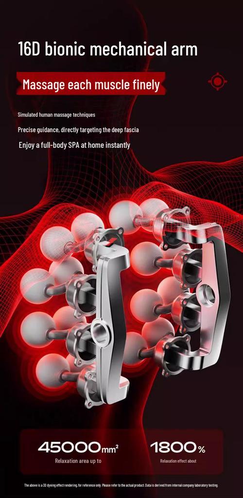 Professional 16-Head Fascia Gun Muscle Massager for Home Use - Deep Relaxation for Waist, Back, and Legs