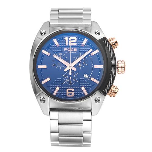 [FOCE] FOCE 49mm Men s Chronograph Metal Watch FM6737BU FM6737BU
