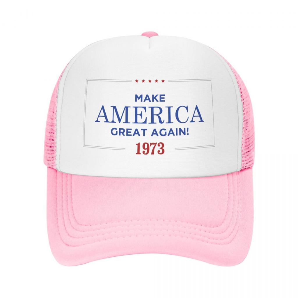 Classic Custom Years Birthday Old Gift Making America Great Since 1973 Trucker Hat Adjustable Baseball Cap Spring Snapback Caps