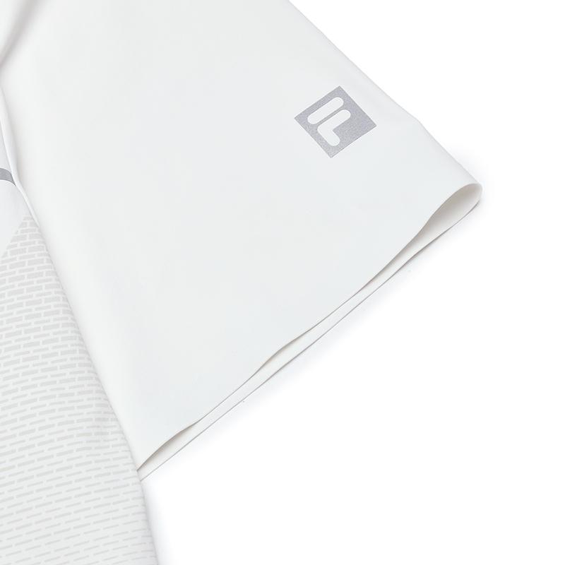 New FILA Regular T Shirt Men's Mist White A11M421132FWT