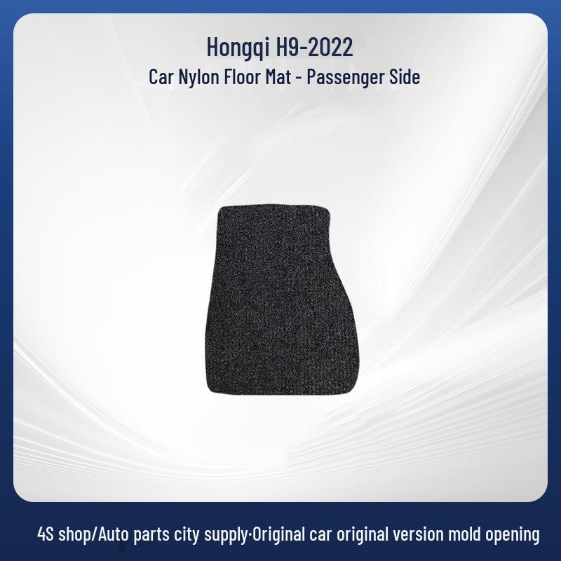 Durable Black Nylon Car Floor Mats for Hongqi H9-2022 - Wear-Resistant