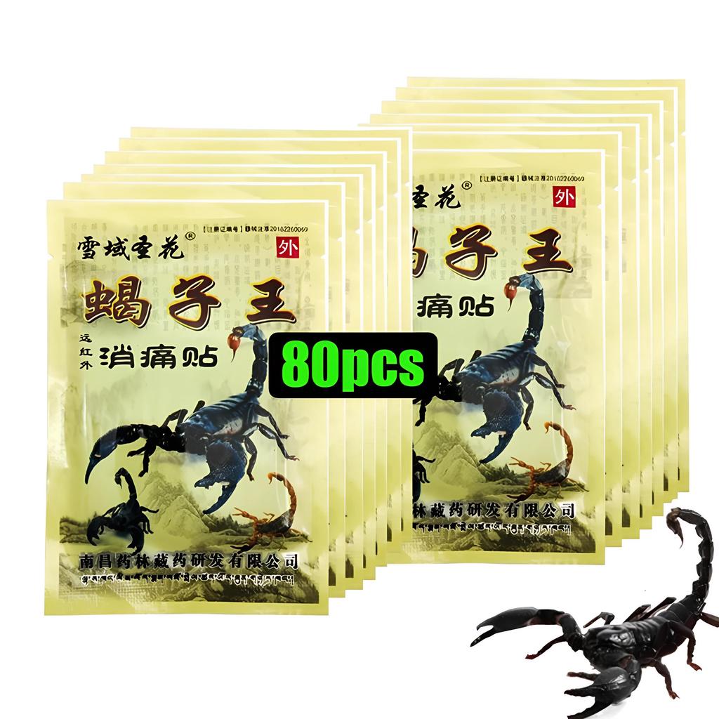 Kniegelenk-Schmerzlinderungspflaster, chinesisches Skorpiongift-Extrakt-Pflaster zur Linderung rheumatoider Schmerzen am Körper