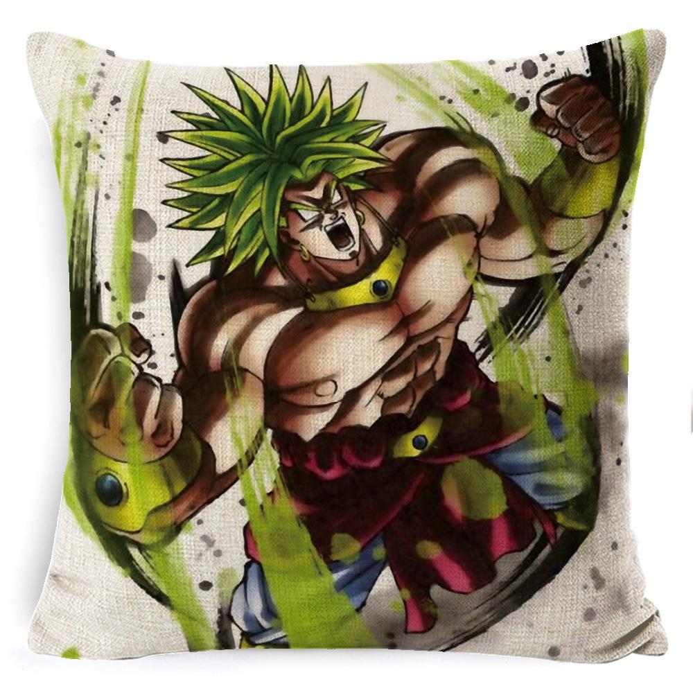 Kreslená Animace Dragon Ball Povlak na Polštář Lněný Super Měkký Polštář Domov Dragon Ball Anime Polštář