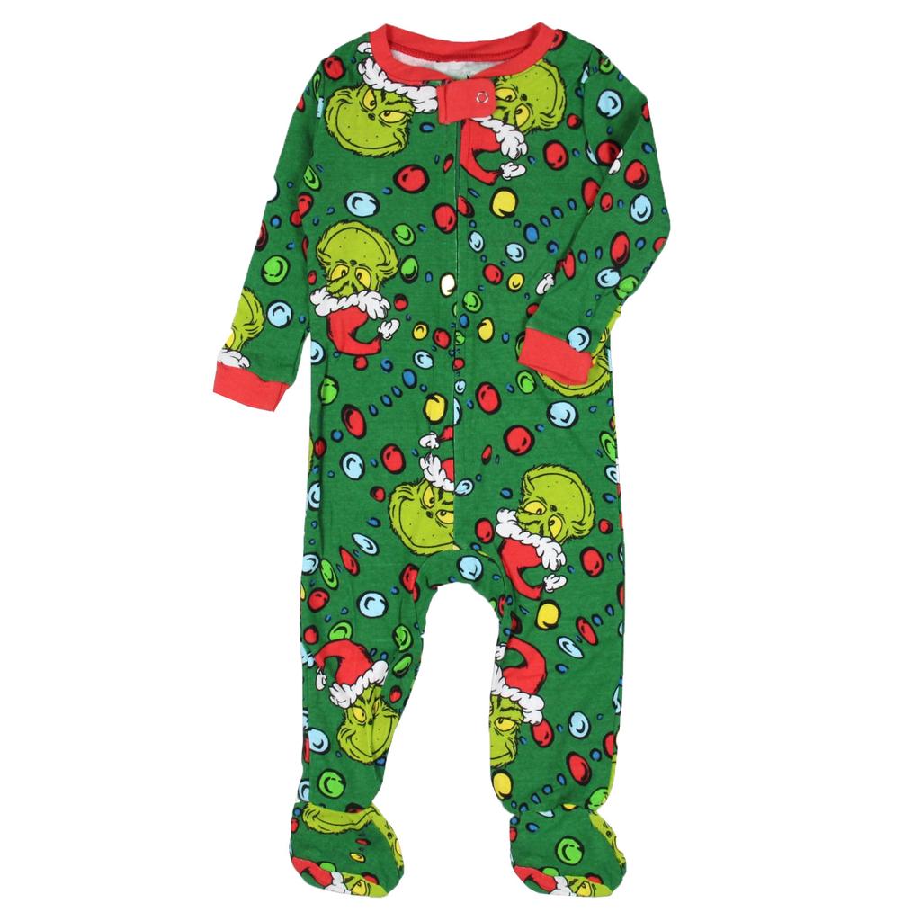 Christmas Print Cute Family Set Pajamas, Home Clothes, Family Set Long Sleeve Top Pants Set