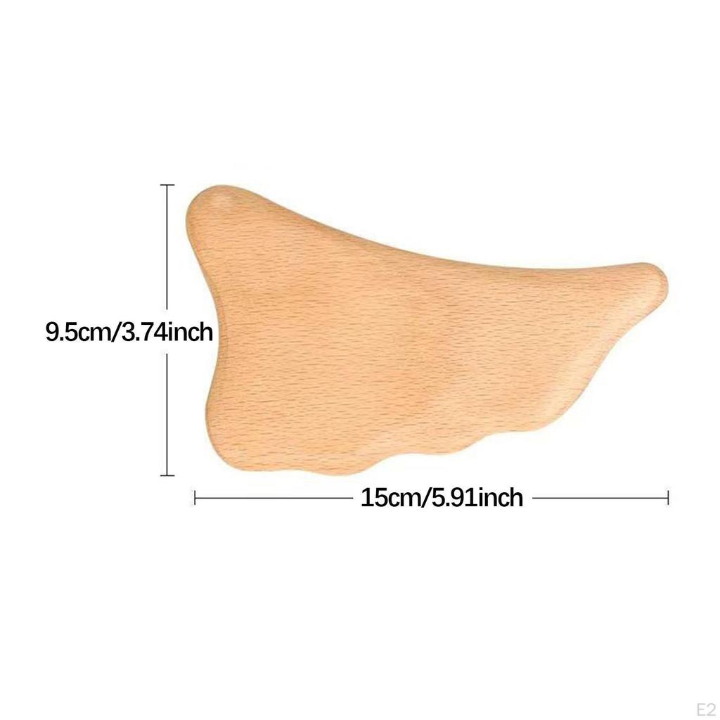 Hölzernes Gua Sha Brett Guasha Werkzeug Leicht Tragbar Hautmassage Multifunktional Schönheit