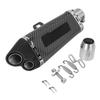 2in Universal Motorcycle Muffler Silencer Tail Pipe Modified Exhaust System Accessory(A07)
